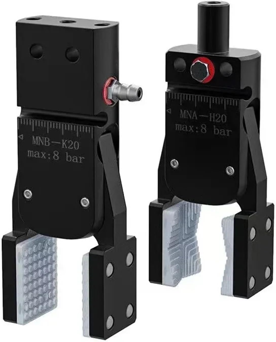 1pcs MINIB with Sensor Flat Patch and Wide Open Grab Air Cylinder Robotic Pneumatic Mini Robot Gripper Clamp(MNB-K25)