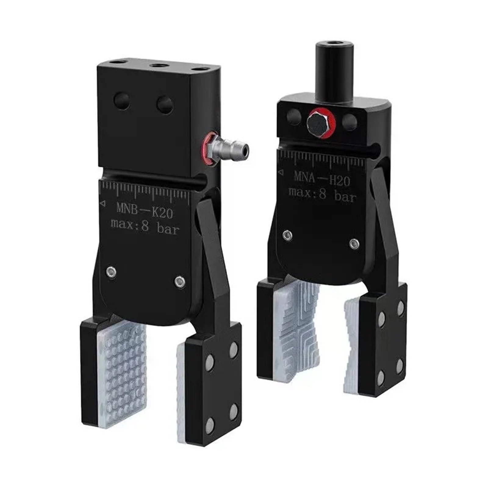 1 mini pince robotique pneumatique avec capteur plat et grande ouverture(MNB-K20)