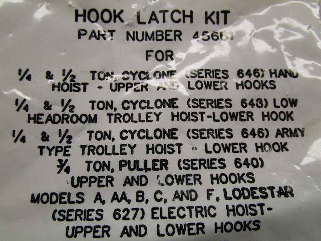 Hook Safety Latch Kit, for #4CM Hooks