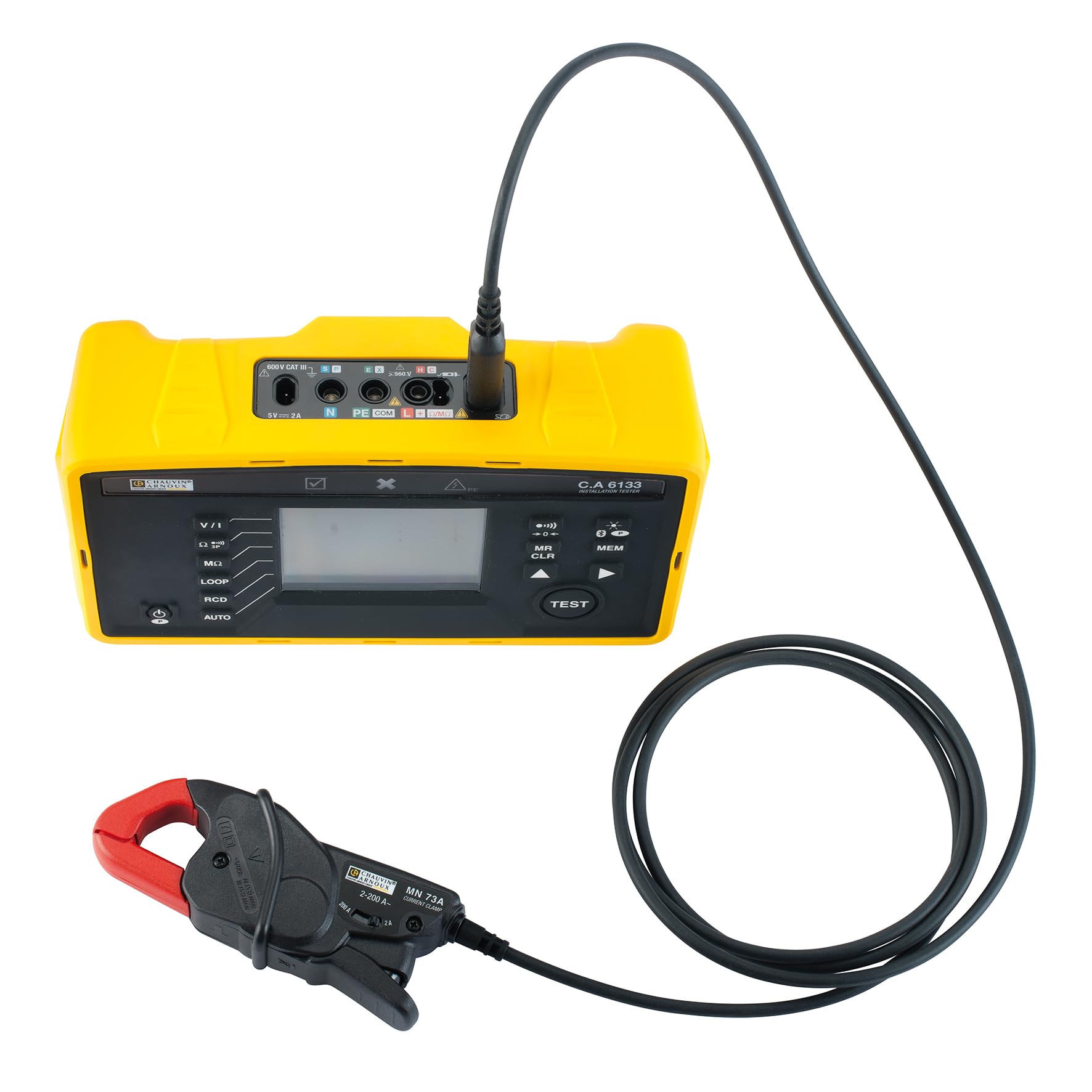 Chauvin Arnoux P01120439 MN73A - Adaptador de pinza de corriente MN73A compatible con C.​A 6131 / C.​A 6133 1S