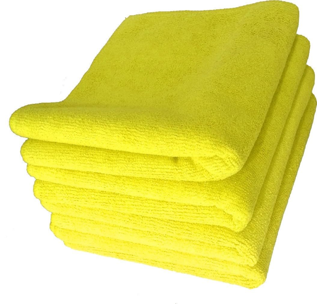Microfiber Cloth Set for Car, Kitchen, Home Cleaning - Towels for Bike, Bath, Laptop, Face - Multi-Purpose Duster and Towel Pack of 4-image-28