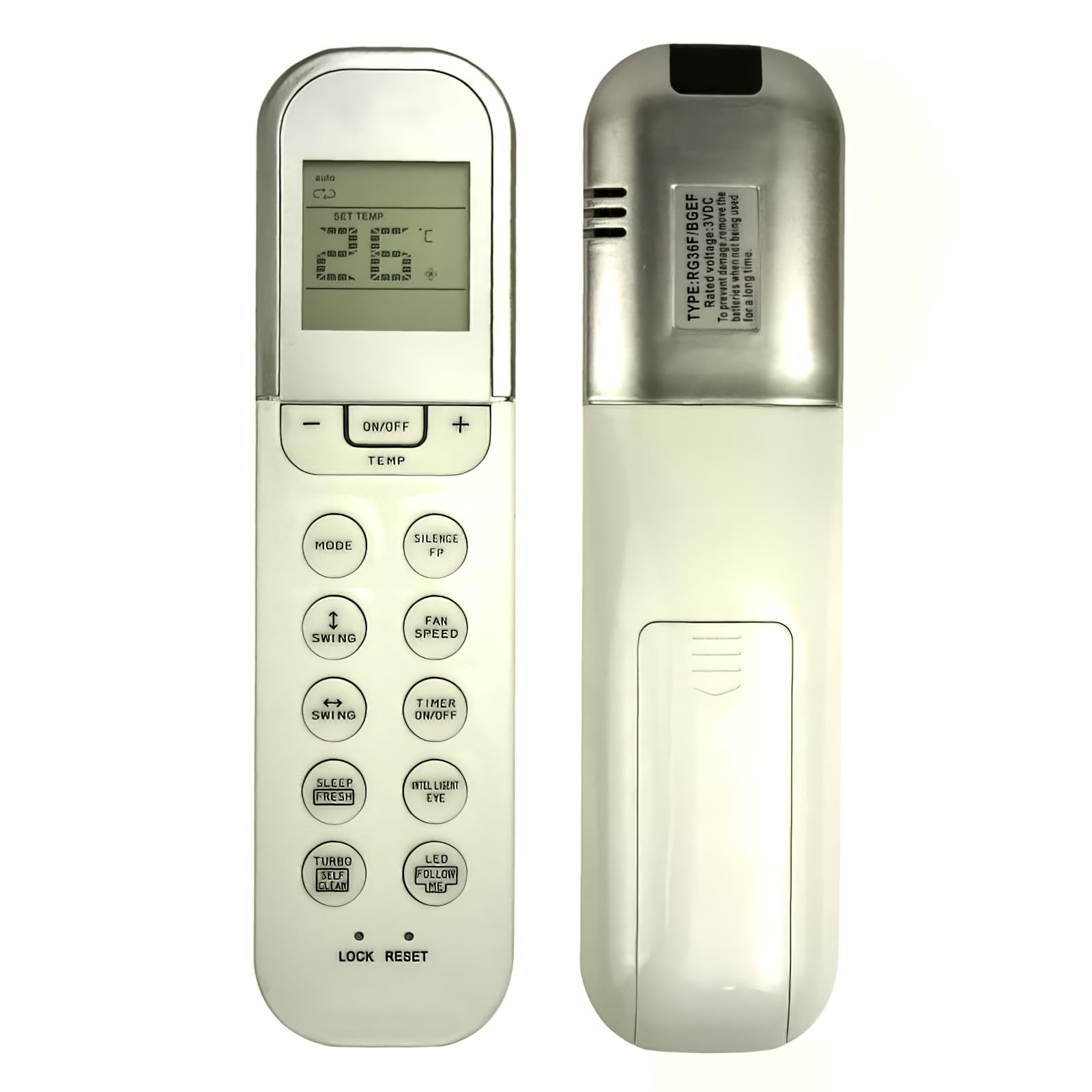 T&eacute;l&eacute;commande De Climatiseur Compatible 1 Pi&egrave;ce-Midea Rg36f /bgef Rg36f2 /bgef Rg36f4 /bgef