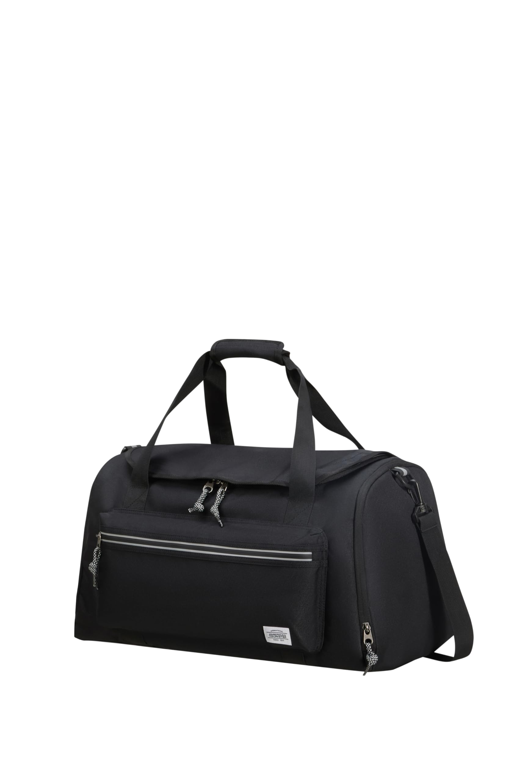 American Tourister Brightup Travel Bag Zip, 52 cm, 44 l, Black, Black (Black), Travel Bag 52 cm, Travel Bags