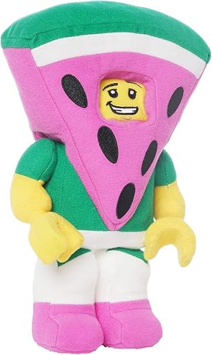 Miniatura 3 de Lego Minifigure Watermelon Guy - Personaje de peluche de 9.5 pulgadas