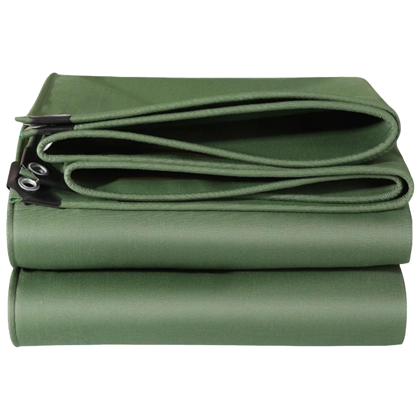 Lona verde impermeable 2x3m con bordes reforzados multiusos