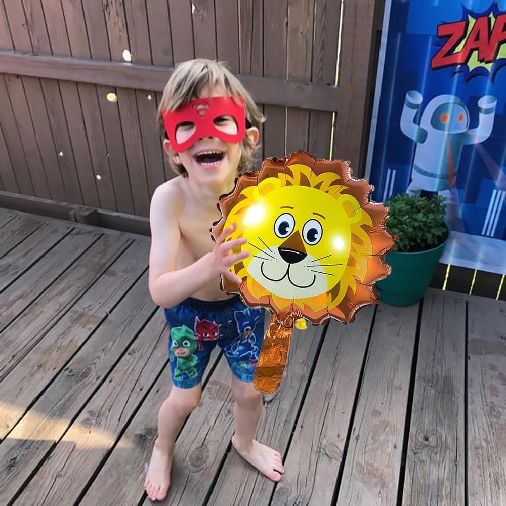 12 Pezzi Palloncini Animali Giungla Passeggio Palloncini di