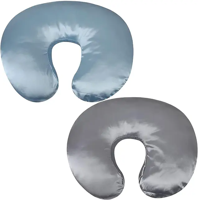 2-Pack Satin Boppy Nursing Pillow Covers - Ultra Soft & Skin-Friendly