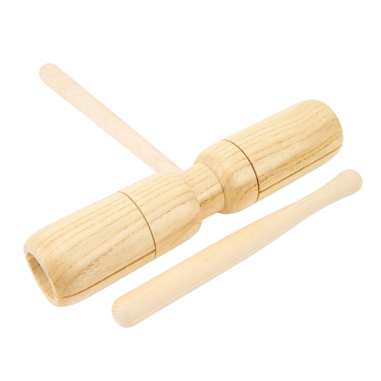 Set di 10 strumenti a percussione per bambini, giocattoli musicali in legno di faggio e acciaio inossidabile con borsa per il trasporto, per l'educazione musicale in età