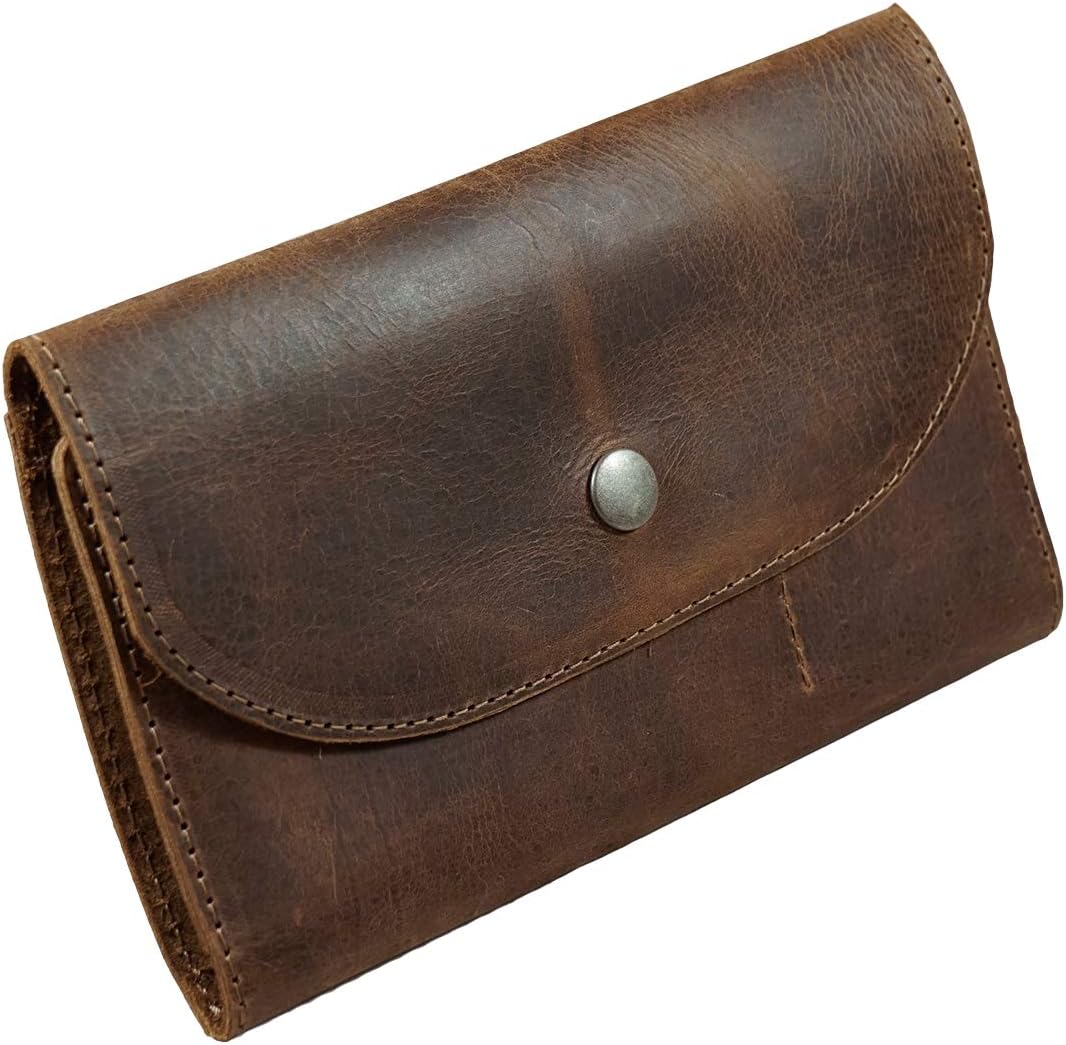  | Hide & Drink, Leather Passport & Card Organizer, Holds Up to 6 Cards Plus Flat Bills, Boarding Pass Holder, Travel Essentials, Handmade : Bourbon Brown | Passport Covers