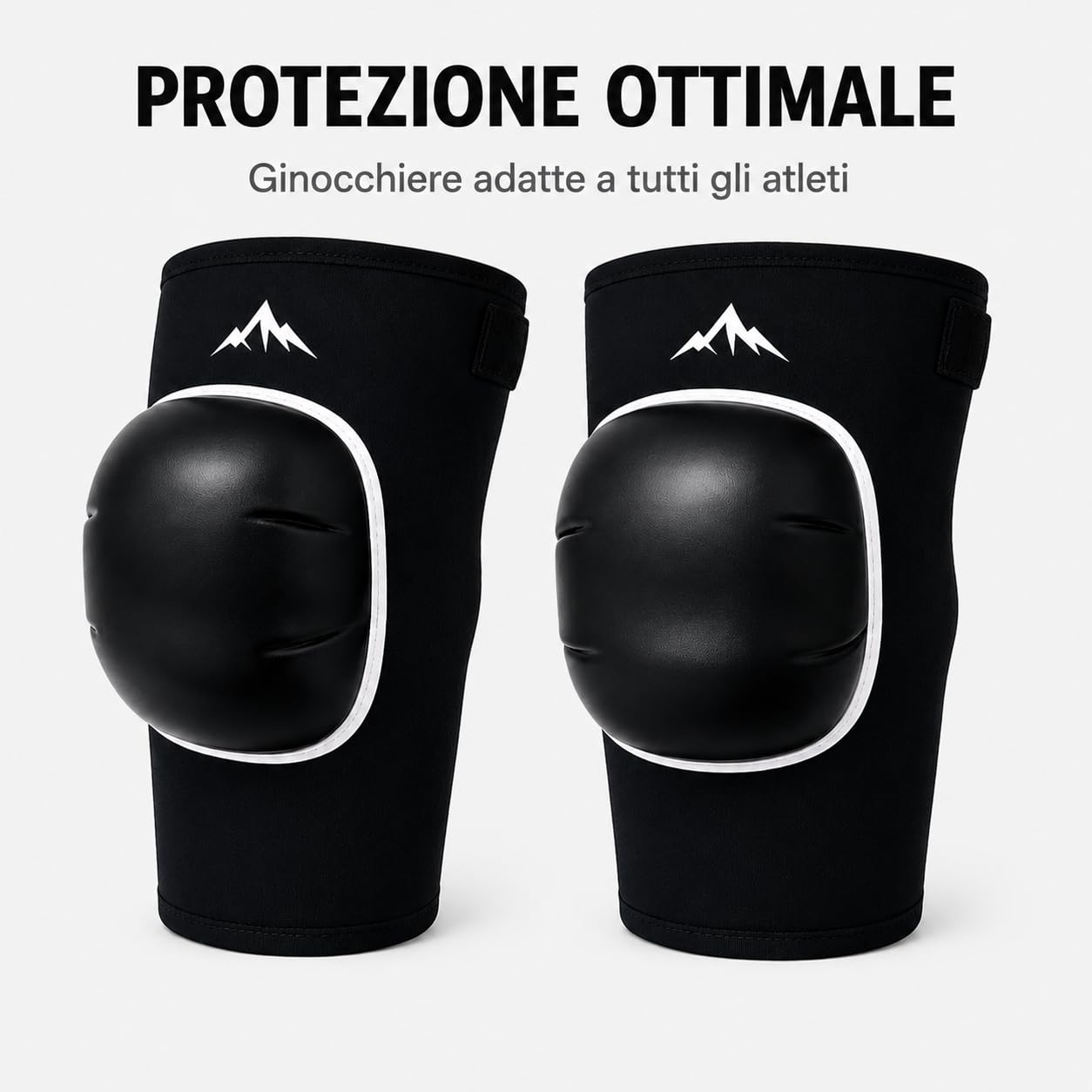 Ginocchiere ultra imbottite MMA Muay Thai boxe tailandese sport da combattimento boxe arti marziali pallavolo pallavolo imbottitura protezione ginocchio spessa