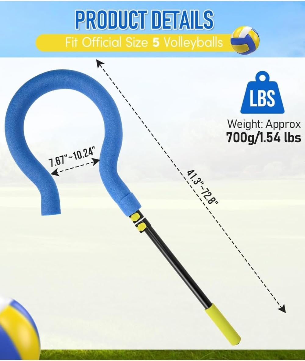 セッティングとサーブに使用できる 耐久性があり軽量な大きな疑問符フックのバレーボール スパイク トレーナー