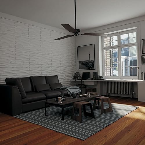 Miniatura 8 de Ekena Millwork WP20X20SRWH-CASE-50 19 5/8 pulgadas de ancho x 19 5/8 pulgadas de alto Serina EnduraWall Decorativo 3D Panel de Pared Cubre 133.73