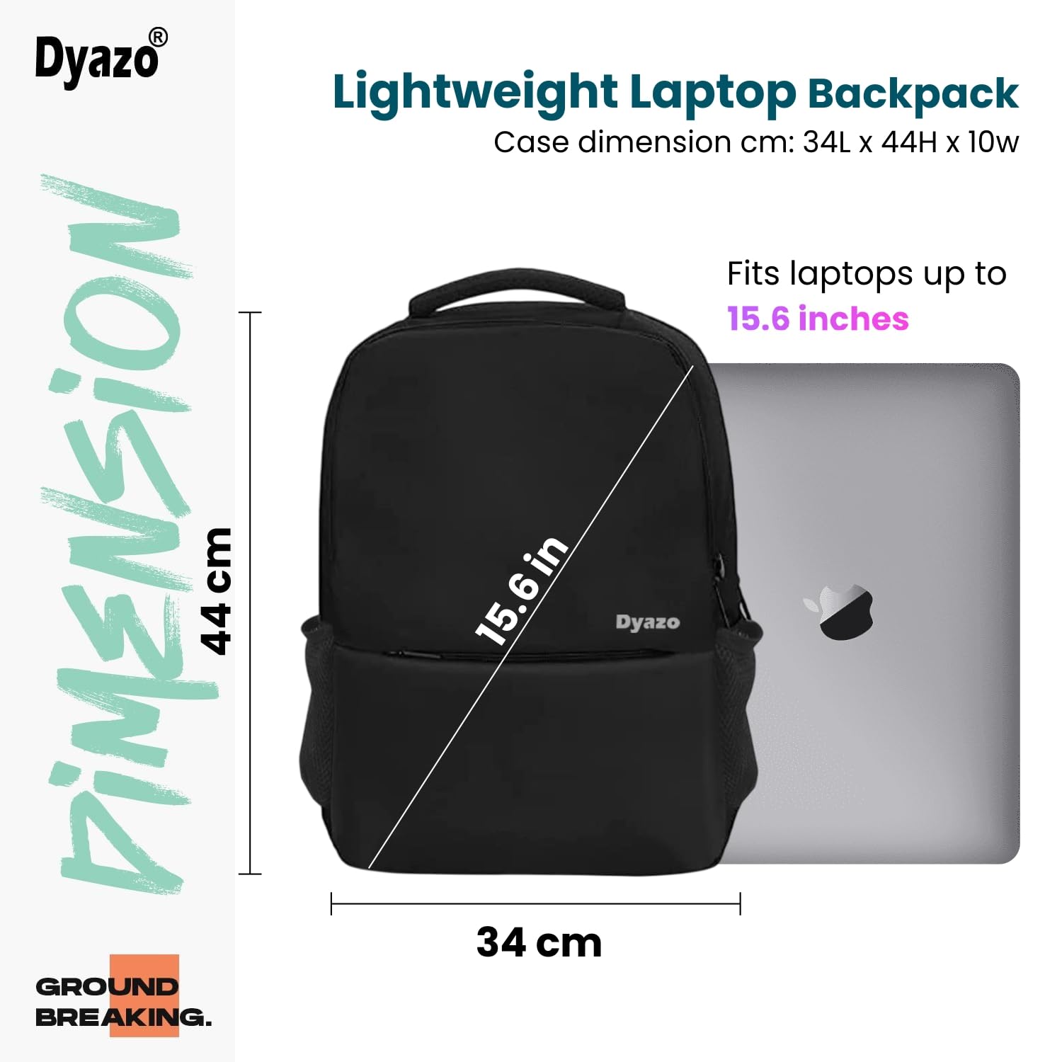 Dyazo 30 L Slim Business Laptop Backpack Casual Design Water Resistant Backpack for laptops for 15.6 inch laptop (Black) 29 6177CZqUYSL. SL1500
