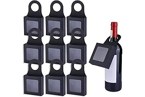 10Pcs Premium Wine Bottle Hanger Boxes with Visible Window