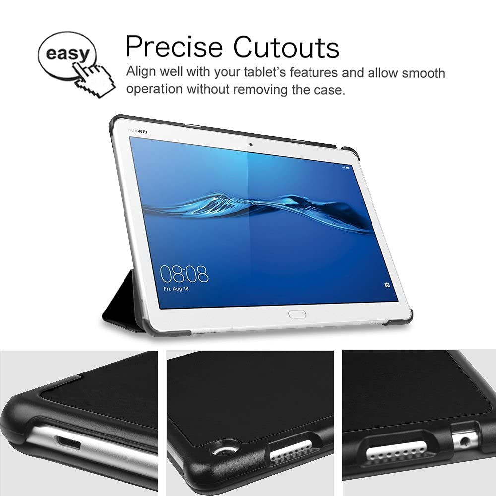 Sottile Libro Custodia Pelle Per Huawei Mediapad T3 10 - Foto 9