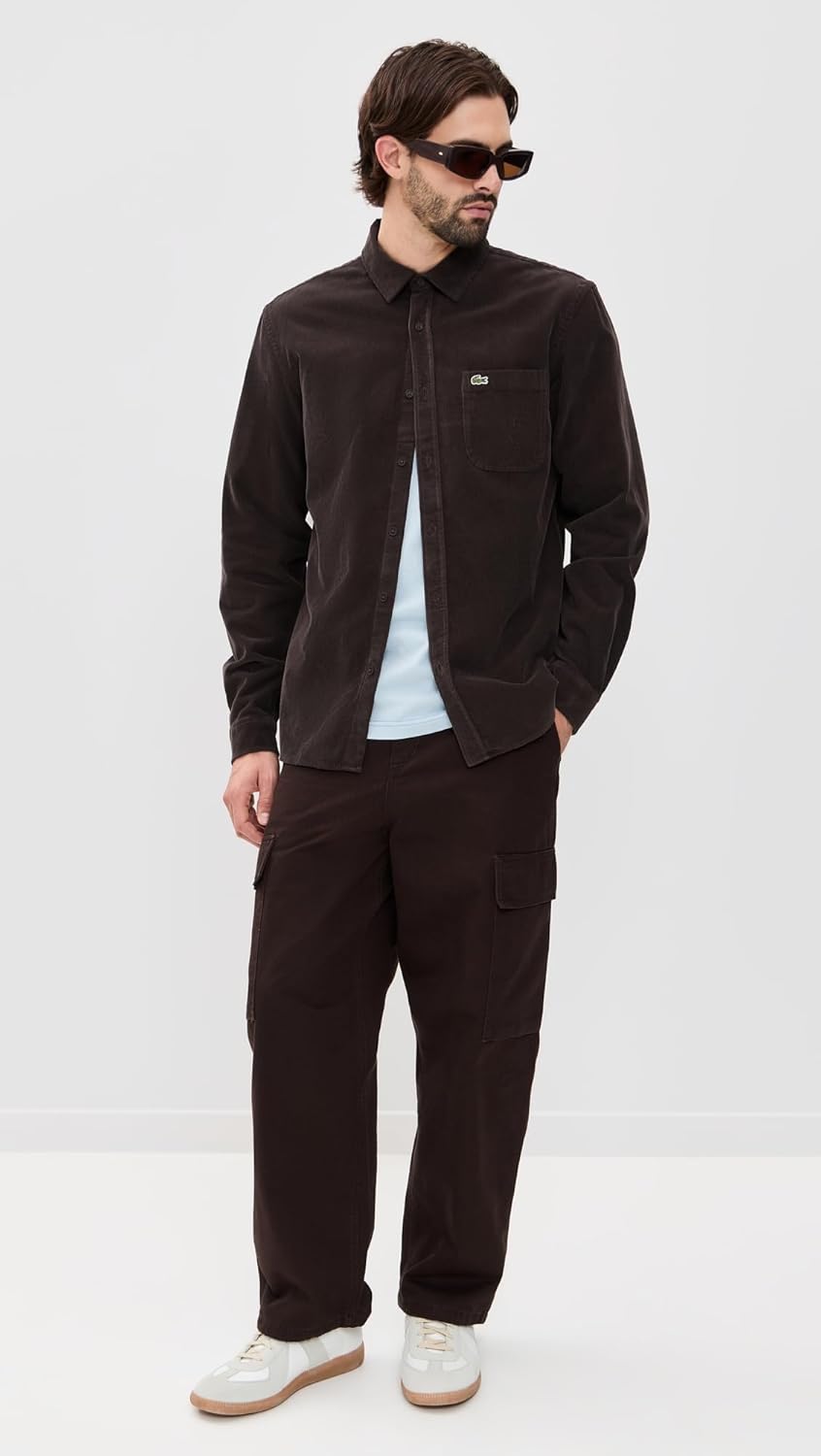 Lacoste Men's Corduroy Button Down Shirt - Image 3