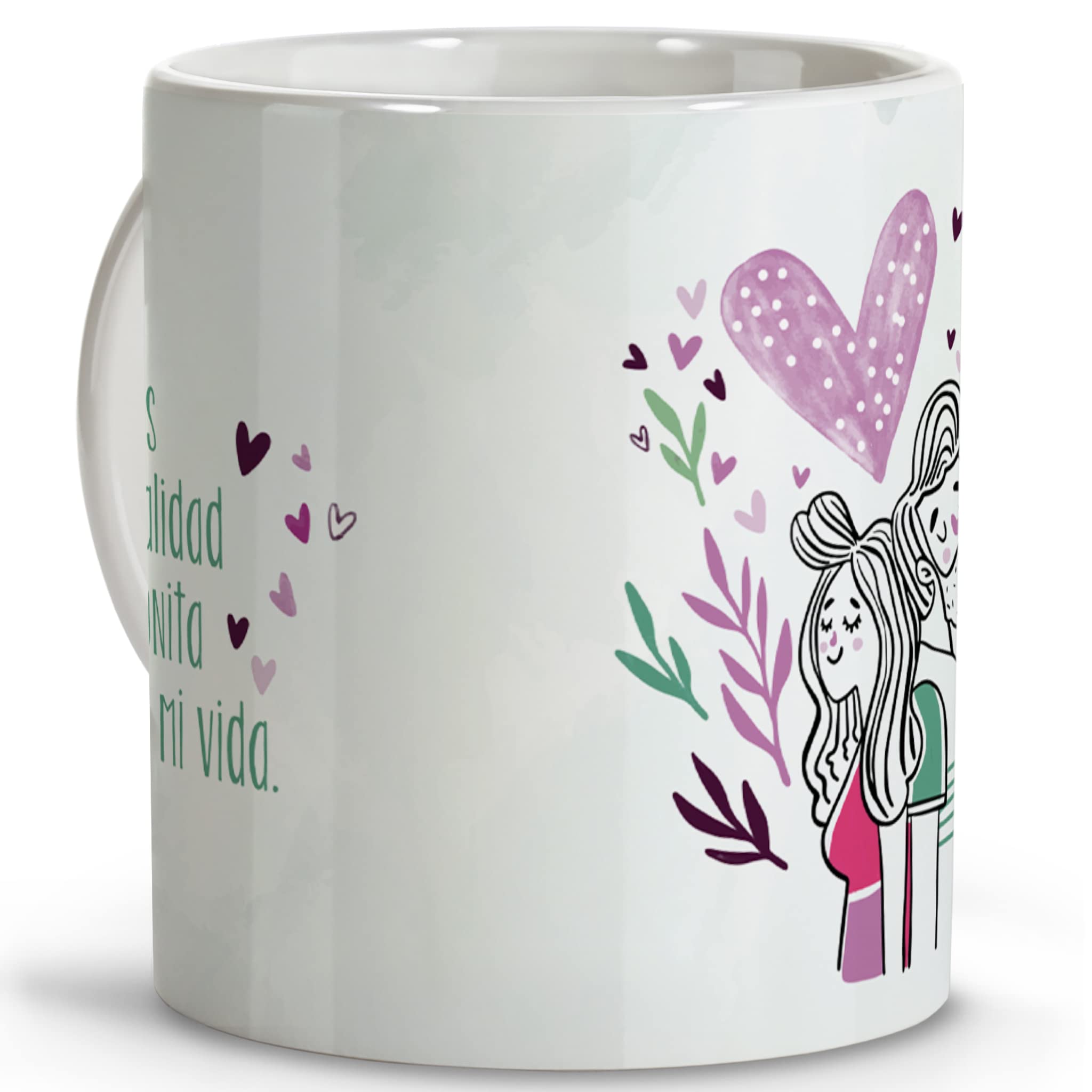 LolaPix Couple Mug Gifts for Couples Original Valentine's Day Ceramic Mug 11oz, Random - Image 2
