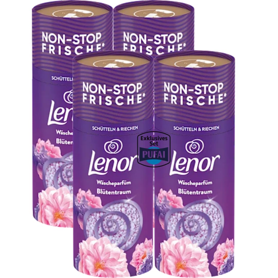 Wäscheparfüm – Blütentraum – 155 g – 4er Pack | Duftperlen für langanhaltende Frische | Blumiger Duft für gepflegte & angenehm duftende Wäsche