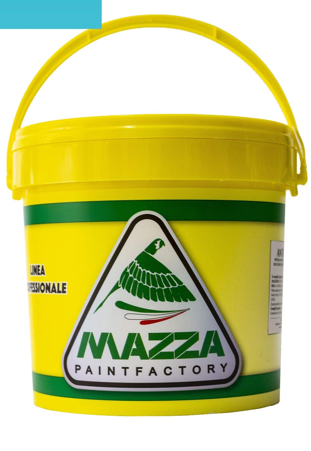 MAZZA Pittura Al Quarzo Per Muri Interni Ed Esterni Lt 5 Ad Alto Potere Coprente Colorificio (Celeste Mare3 Mz1100)