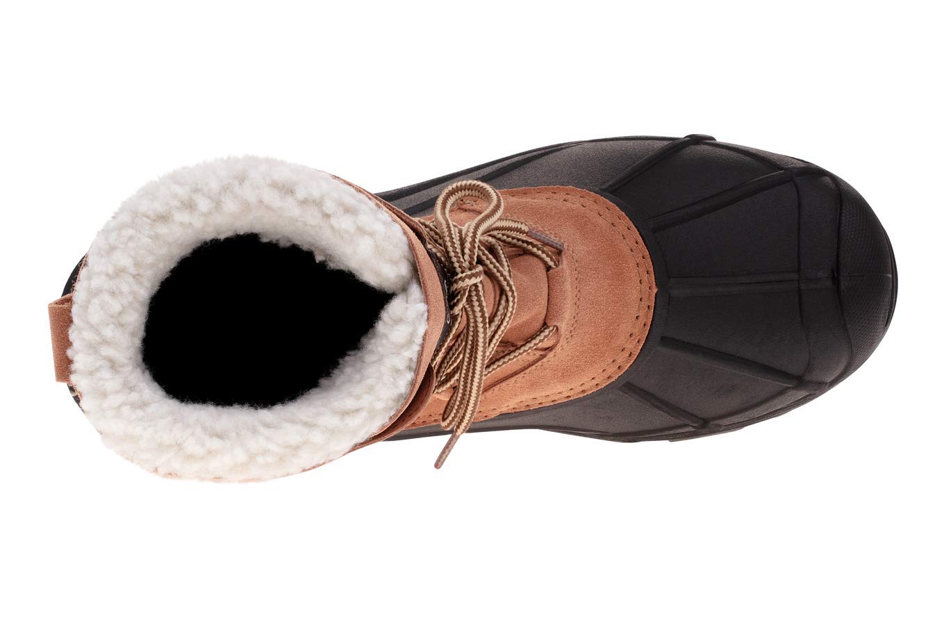 Weatherproof Men's Oscar Snow Boots - Insulated Water-Resistant Winter Boots With Bungee Closure - View #3