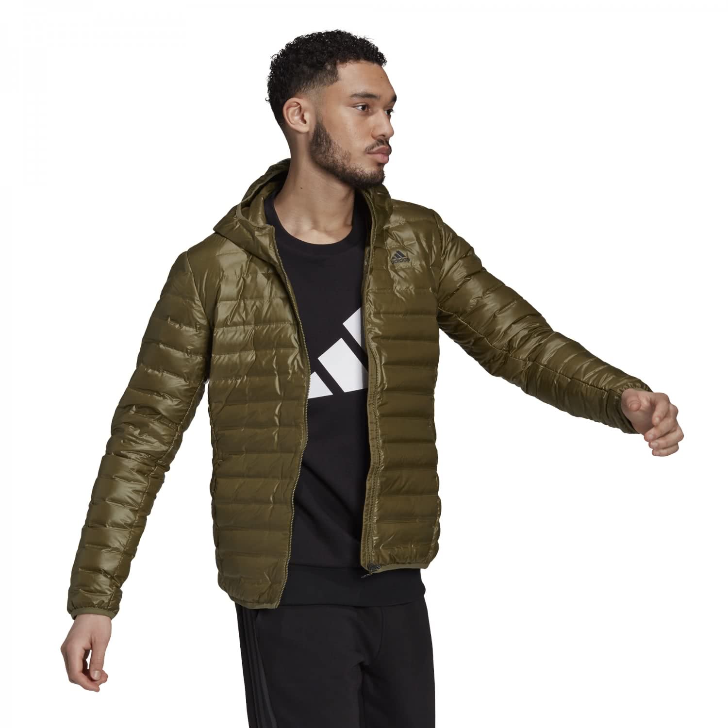 adidas Herren Varilite Hooded Down Jacket JACKET (DOWN)