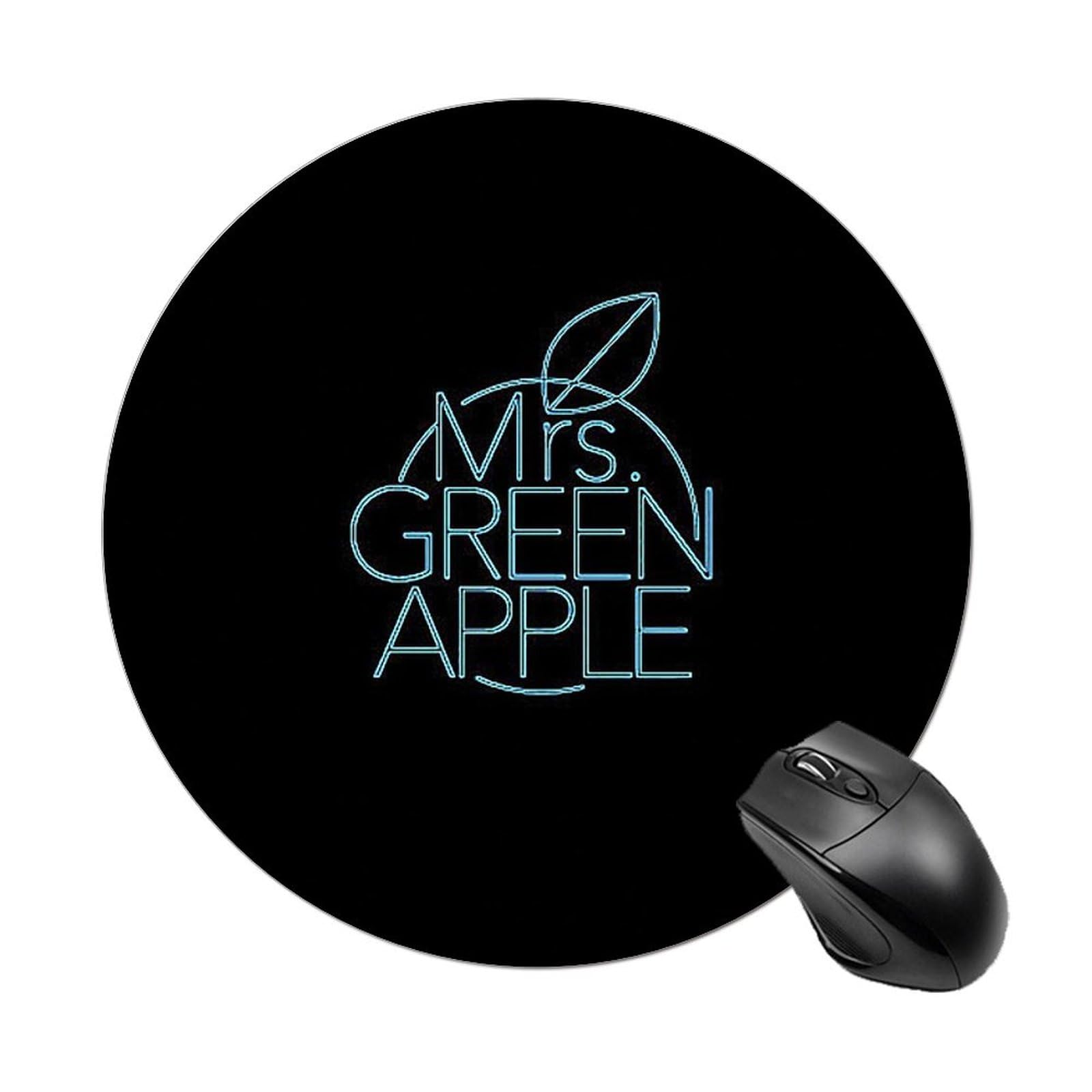 Apple Goods マウスパッド ブラック マルチカラーロゴ Amazon.co.jp: ミセス・グリーン・アップル マウスパッド 滑り止め
