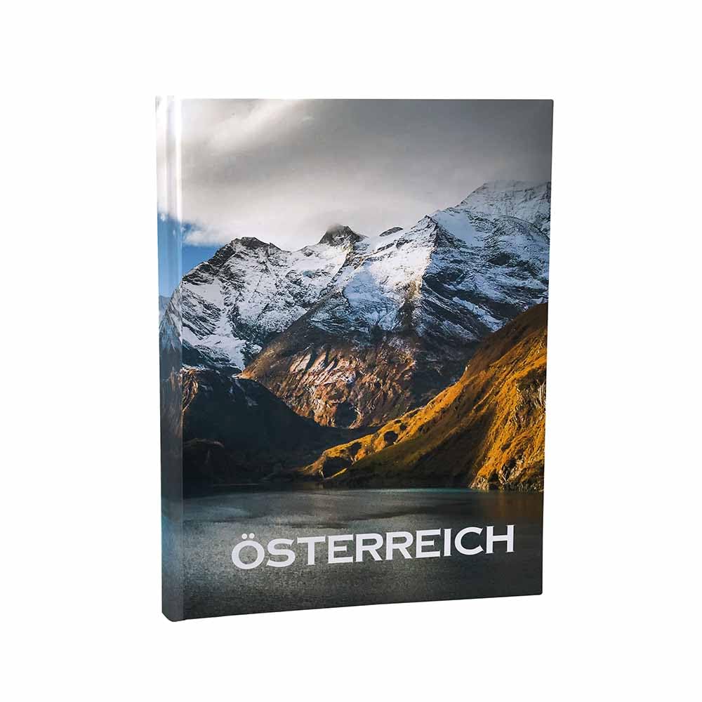 Urlaubsfotoalbum 15x21: Oesterreich, Fototasche für Fotos, Taschen-Fotohalter für lose Blätter, Urlaub Oesterreich, Handgemachte Fotoalbum