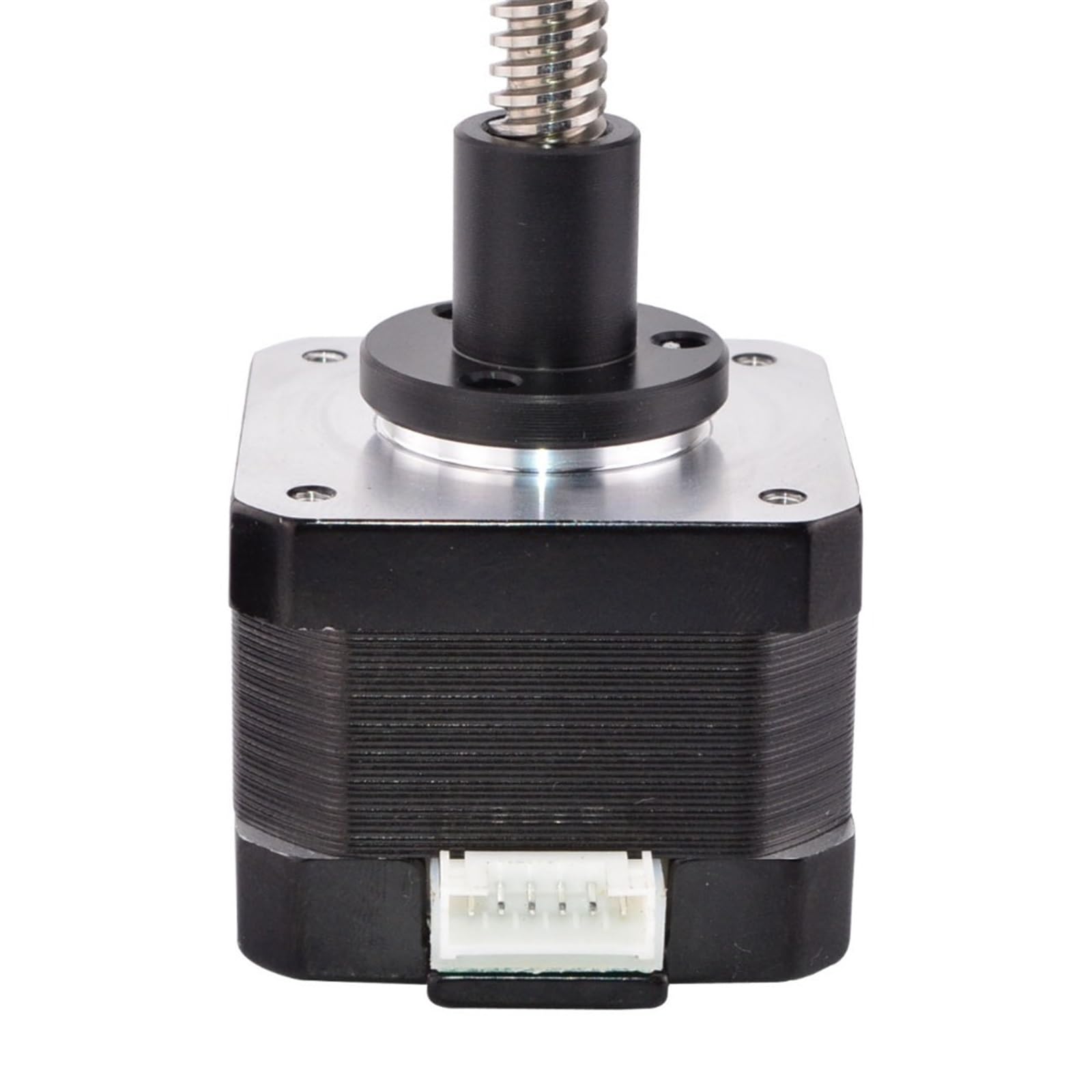 MOBYAT Actuador de Motor Paso a Paso Lineal Externo de 150 mm de Longitud con Tr8 26Ncm (36.8oz.in) 4 Conductores 1 Piezas