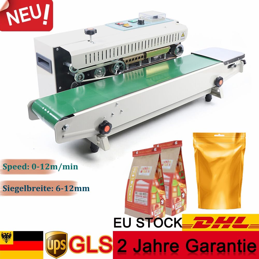 Machine à sceller en continu automatique - scelleuse thermique length automatique du convoyeur Équipement de scellage sealer Alimentation, médecine, agriculture Machine à sceller