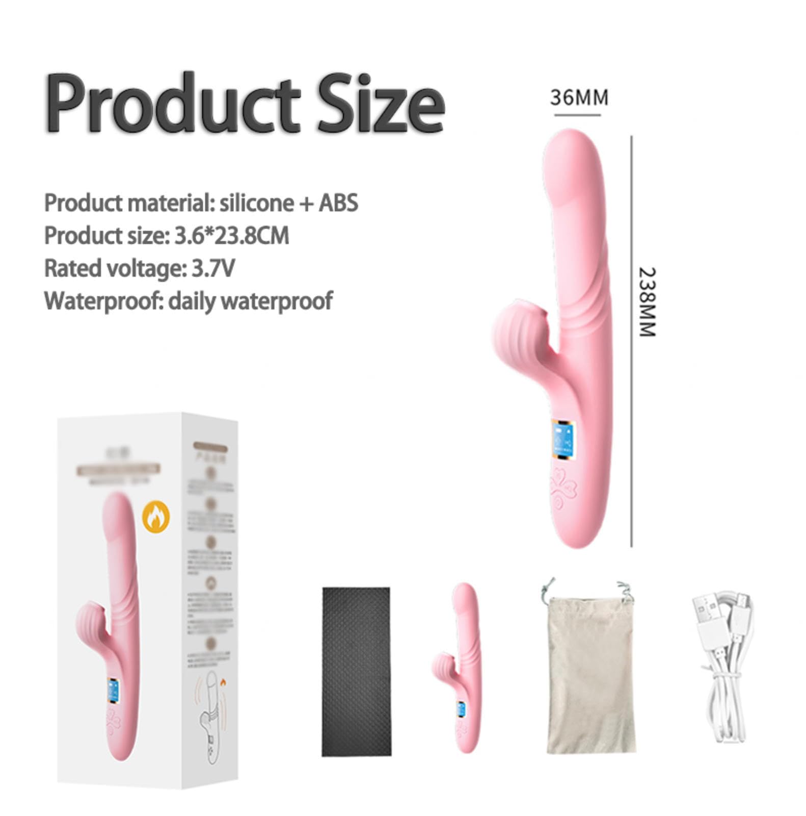Vibratore G Spot Erotica Dildo Stimolatore Clitorideo Dildo Realistico impermeabile, giocattoli sessuali per donne e coppie