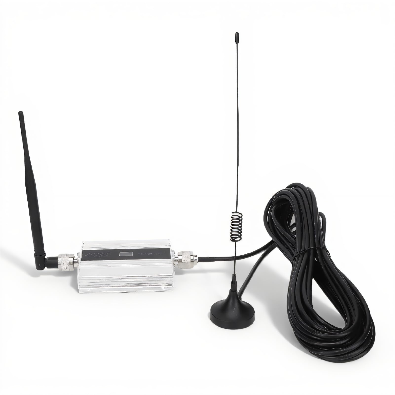 Domowy wzmacniacz do telefonu komórkowego, wzmacniacz telefonu komórkowego 4G z anteną, wzmacniacz sygnału do smartfona o podwójnej częstotliwości (wtyczka europejska)