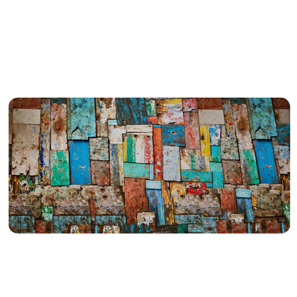 Paillasson d'intérieur pour usage domestique absorbant et grand tapis décoratif 3D