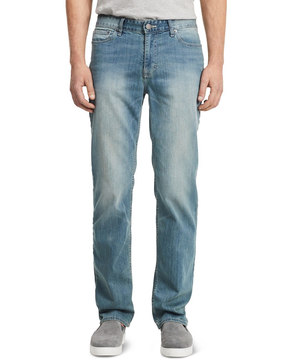 Calvin Klein Jeans Men's Straight Leg Jean In Silver Bullet