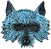 RUSVNO 4 Pack Cosplay Wolf Costume Mask Full Face Mask