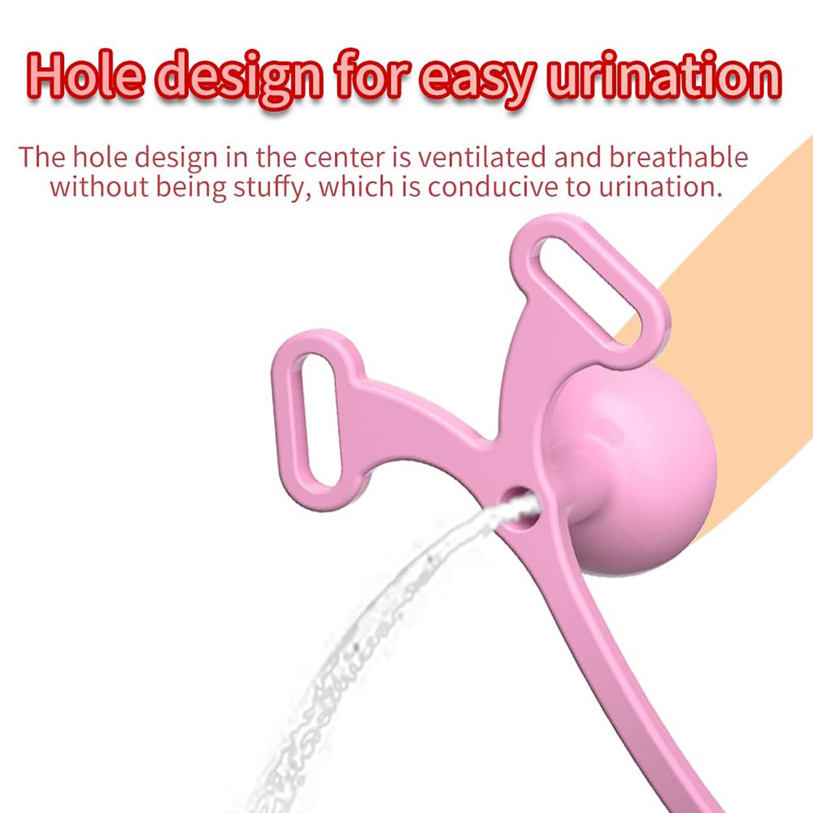 Set di Protezione con Gabbia Fitness invertita, Travestimento Maschile con Cintura Yoga Regolabile -A33IT