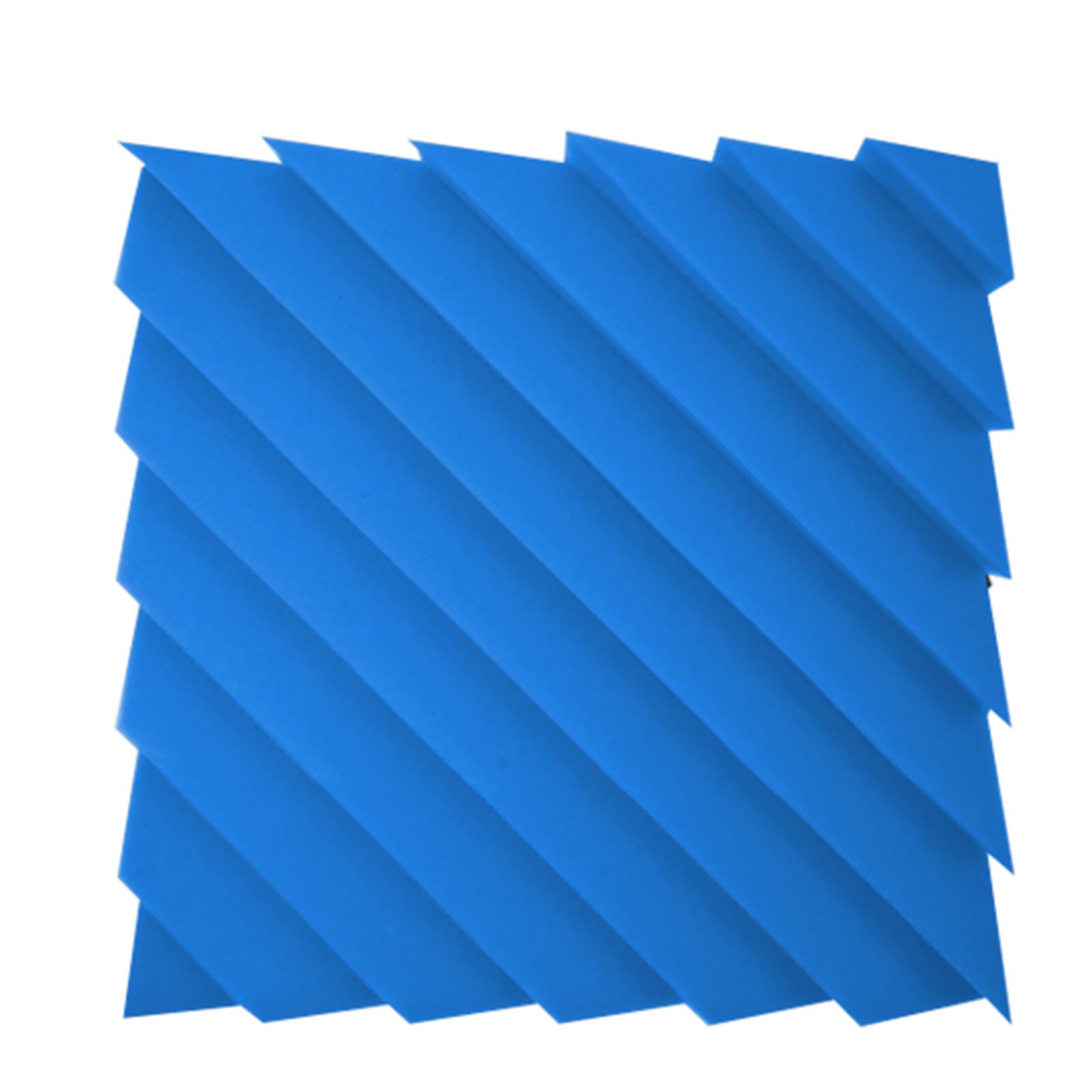 10PCS paneles de espuma acústica, insonorización, ignífugos, Acolchado Insonorizado, pared de sala de gaming o estudio de música(50x50x5cm/19.6"x19.6"x1.9",Blue)