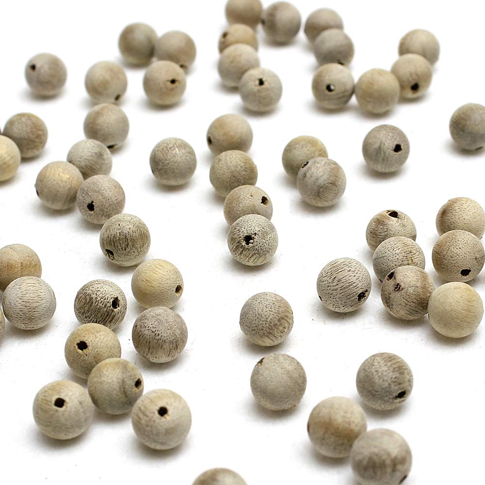 30 perline in legno naturale di Phoebe da 18 mm, perline sfuse rotonde per la creazione di gioielli, artigianato fai da te, bracciali, collane