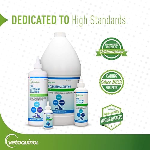 Miniatura 7 de Vetoquinol Solución limpiadora de oídos para perros y gatos - 8oz