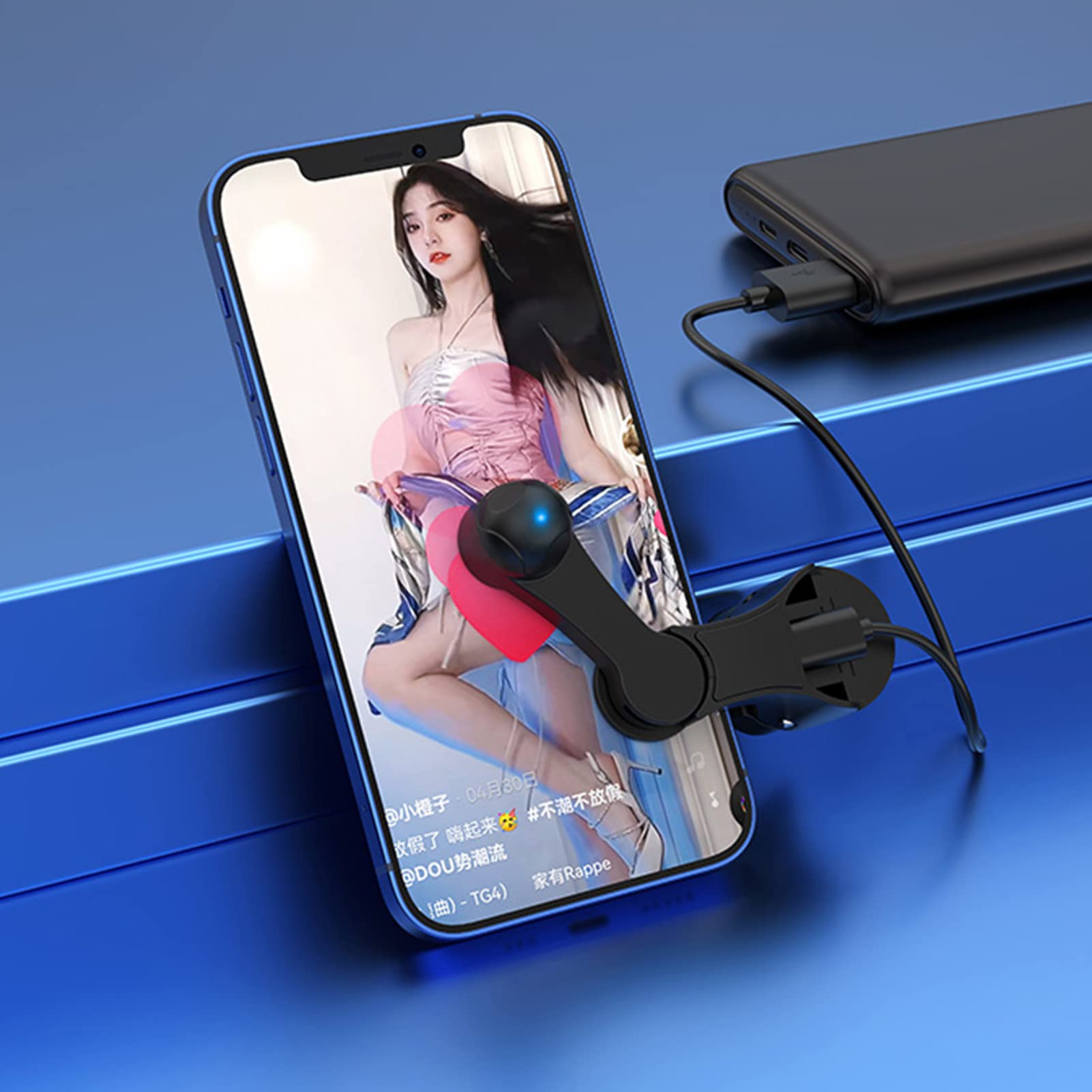 Autoclicker écran Smartphone - Clic Automatique Réglable - Pour Jeux, Achats, Récompenses - USB, Compact