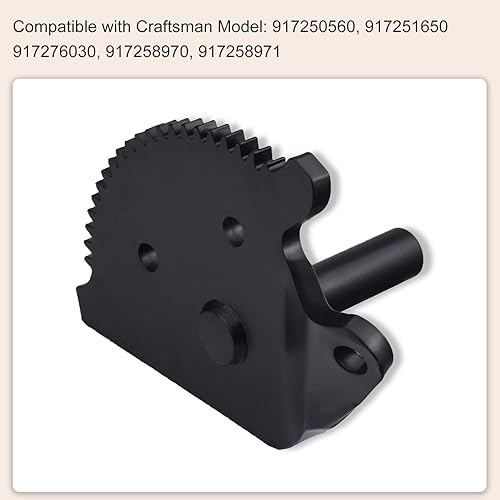 Miniatura 7 de 532138059 Engranaje de dirección compatible con Husqvarna 531165701 138138 Craftsman 138059, compatible con los modelos GT200, GTH200, GTH220,