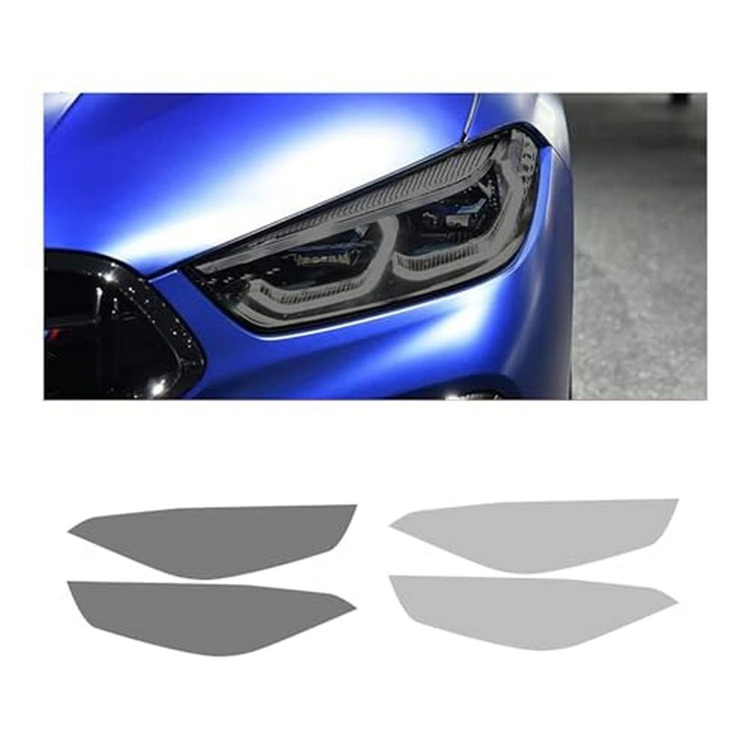 Film protection phare BMW M8 19-22 TPU transparent haute performance