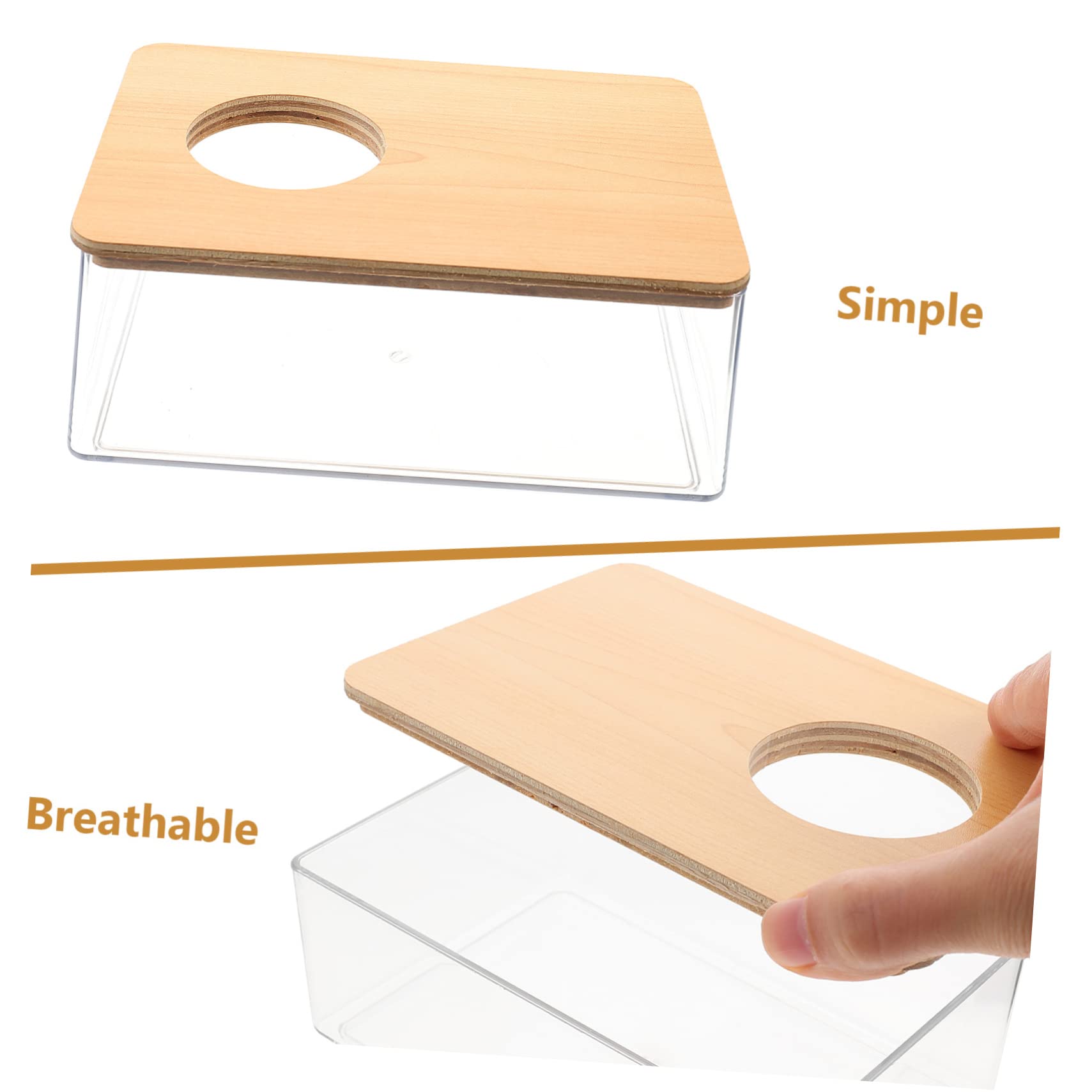 POPETPOP 2stücke Transparente Hamsterbadewanne Mit Sandbad Funktion Kleintier Badezimmer Für Hamster Zwerghamster Und Andere Kleine Haustiere Einfach Zu Reinigen Beobachten