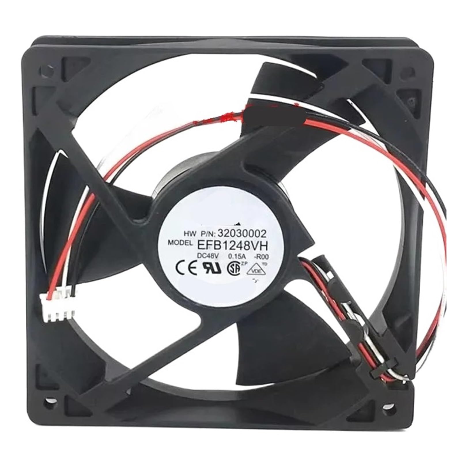 Ventilateur de refroidissement 120mm 48V EFB1248VH 3 fils pour armoire électrique