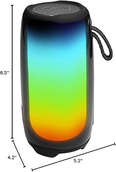JBL Pulse5 専用ケース付きセット Amazon.com: JBL Pulse 5 Black Bluetooth Light Show Speaker Bundle