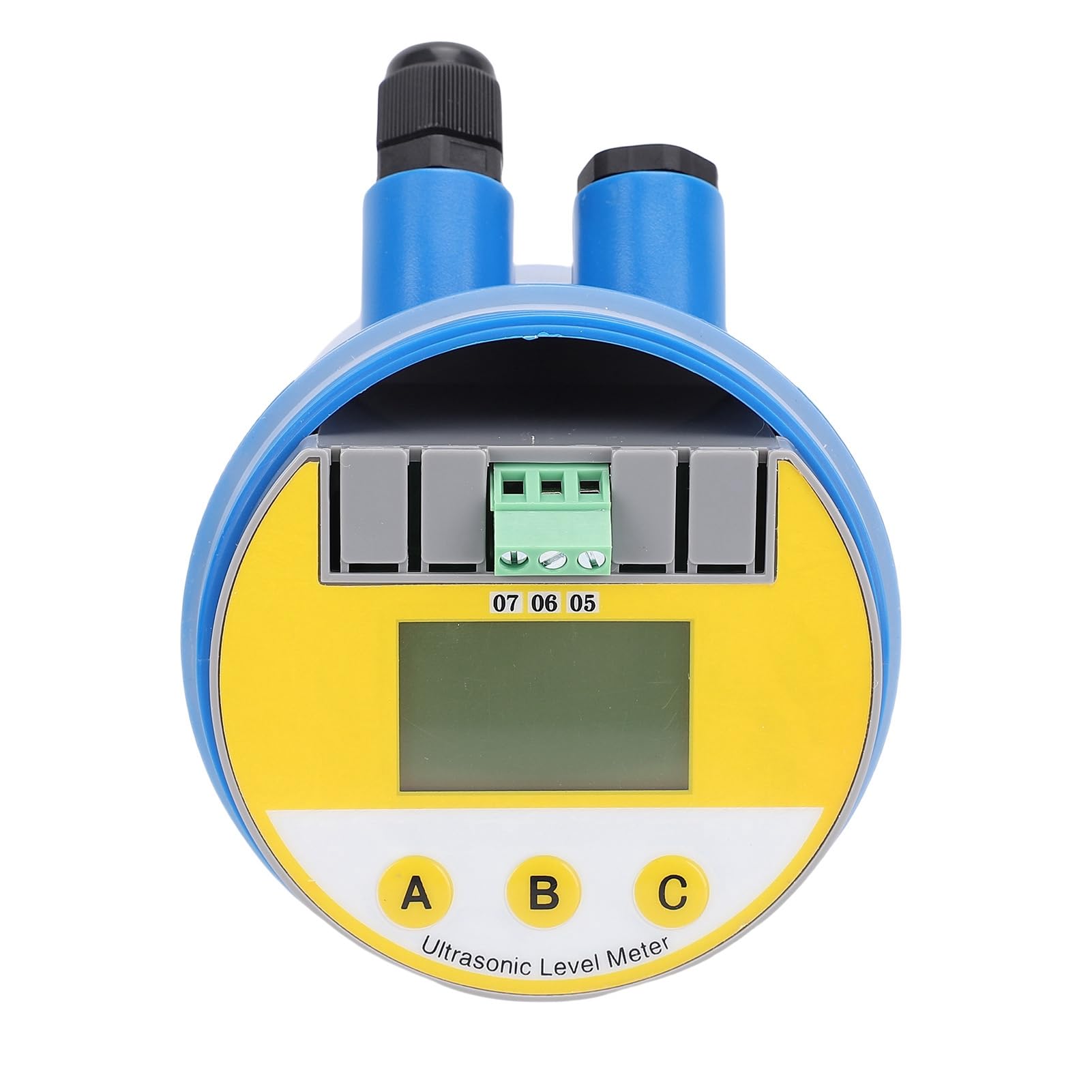 Headerbs Indicador de Nivel de Agua Nivel Ultrasónico DC24V 4-20mA 0-10m