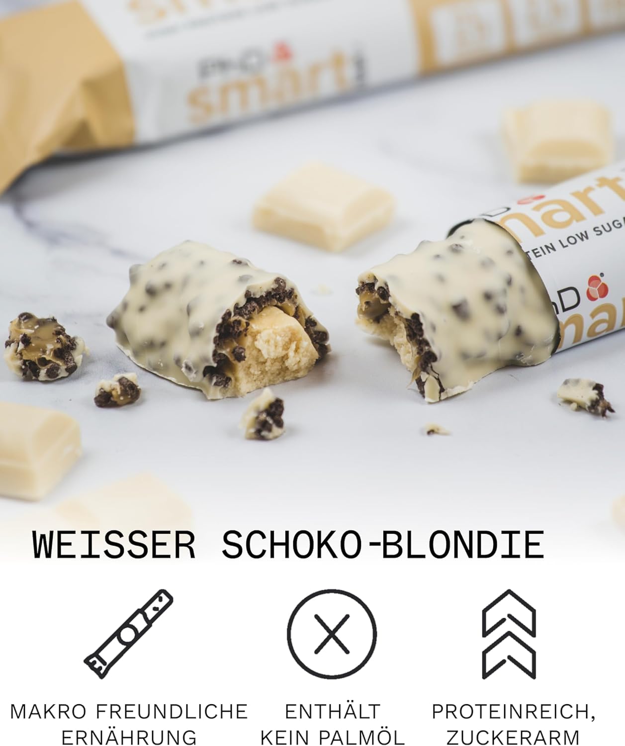 Smart Bar, White Choc Blondie - 12 Bars
