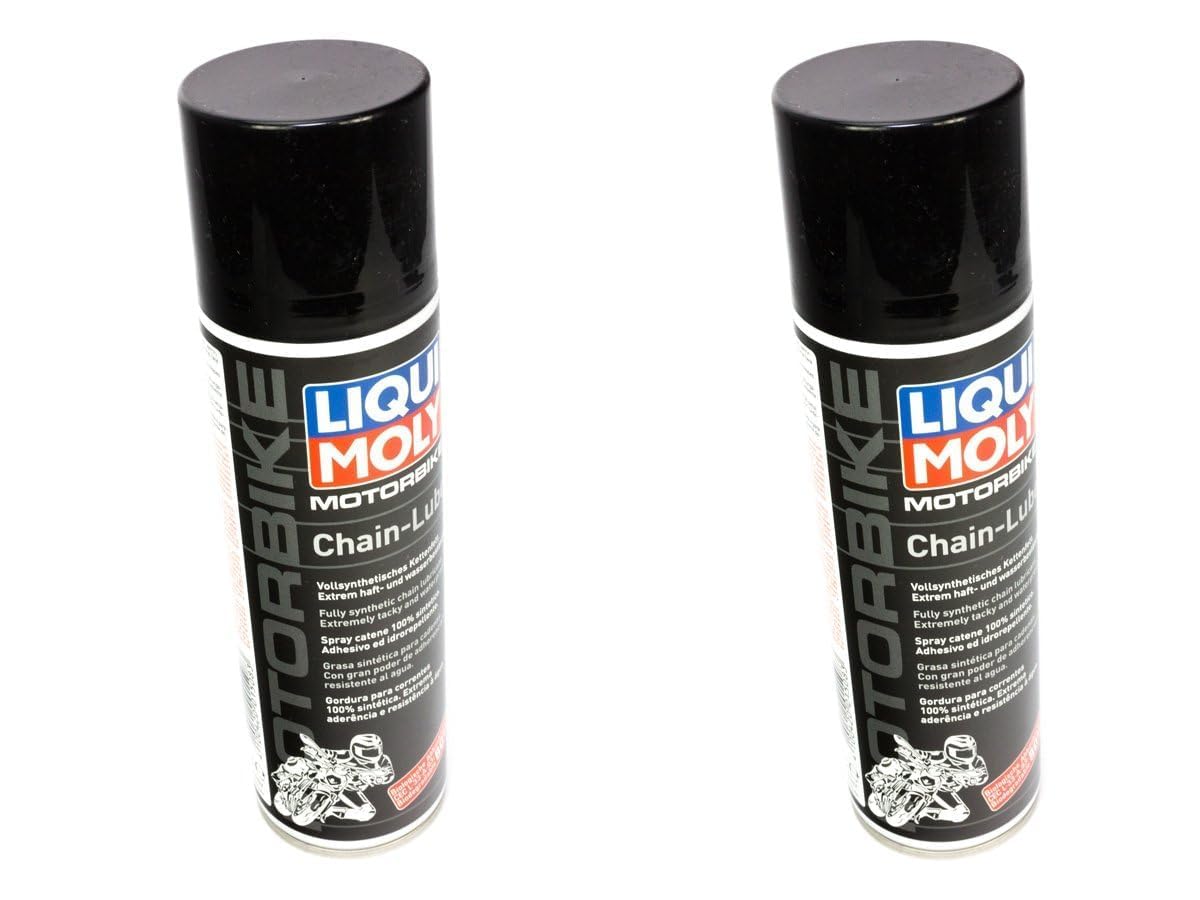 LIQUI MOLY Motorbike Chain Lube | 250 ml | Motorrad Haftschmierstoff ohne Kupfer | Art.-Nr.: 1508 (Packung mit 2)