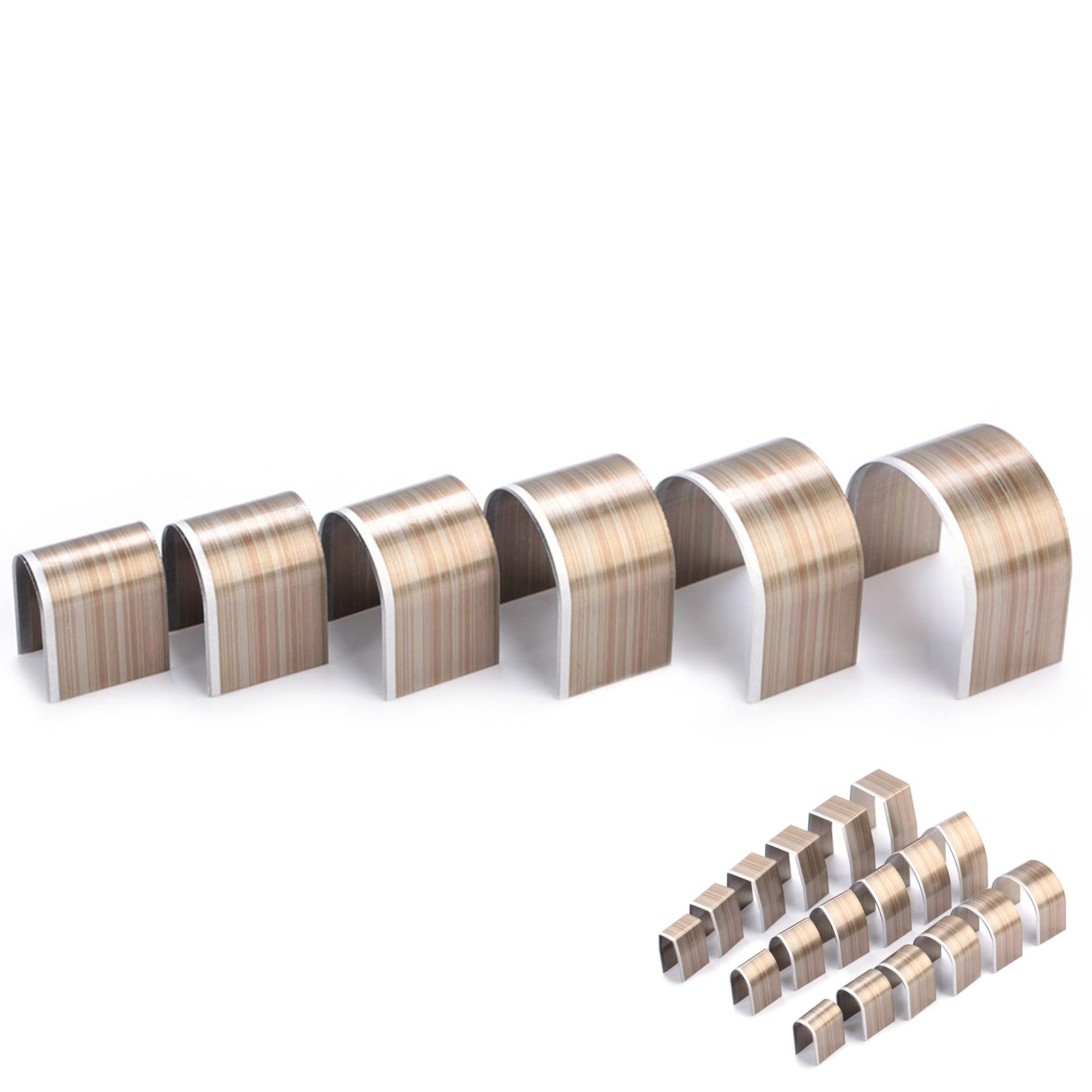 18pcs in lega di alluminio universale in pelle artigianale foro cutter vuoto impronta Punch Set Kit strumenti di punzonatura in pelle fai da te