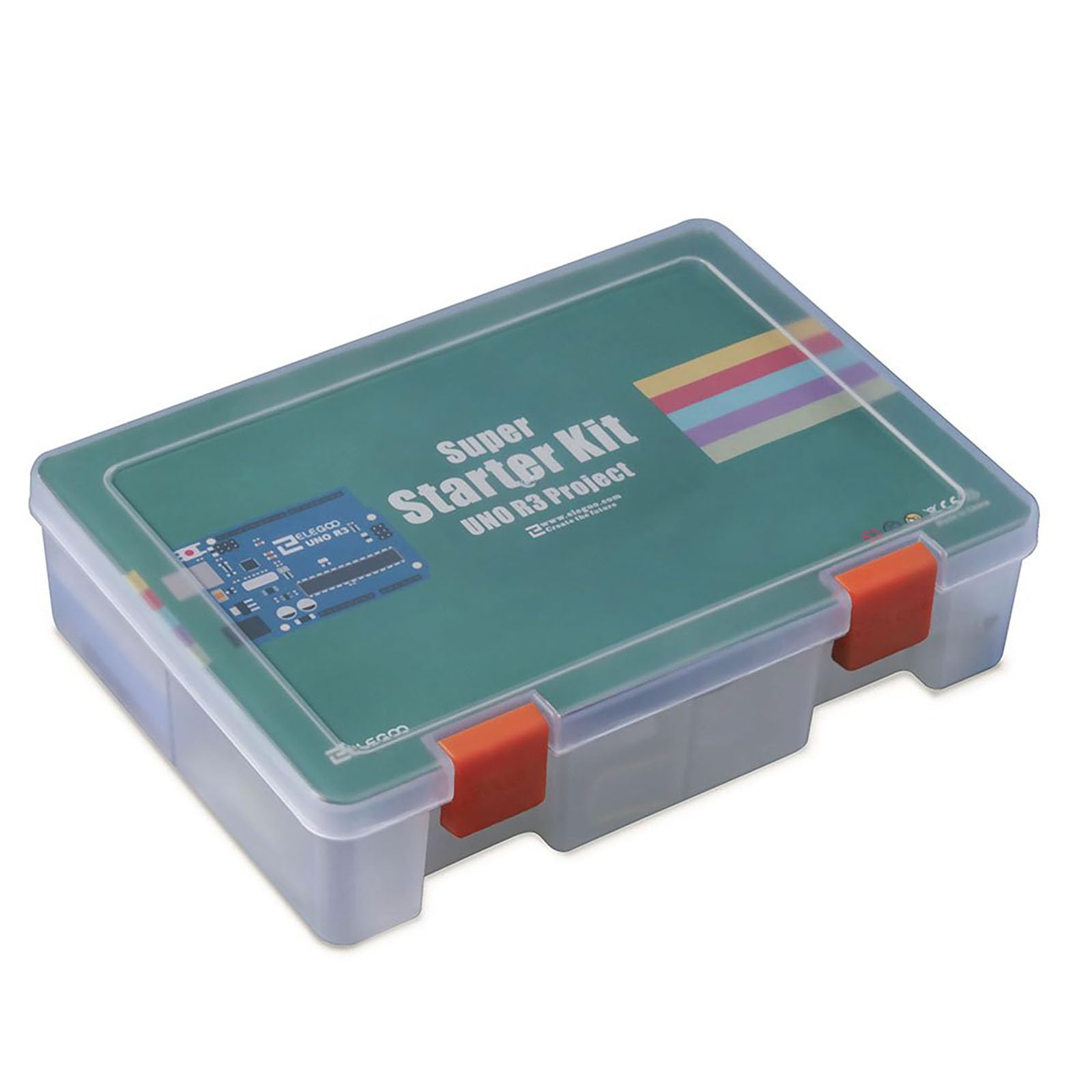 ELEGOO UNO R3 Carte Starter Kit de Démarrage Super | avec Guide d'Utilisation Français pour Débutants et Professionnels Compatible avec Arduino IDE.