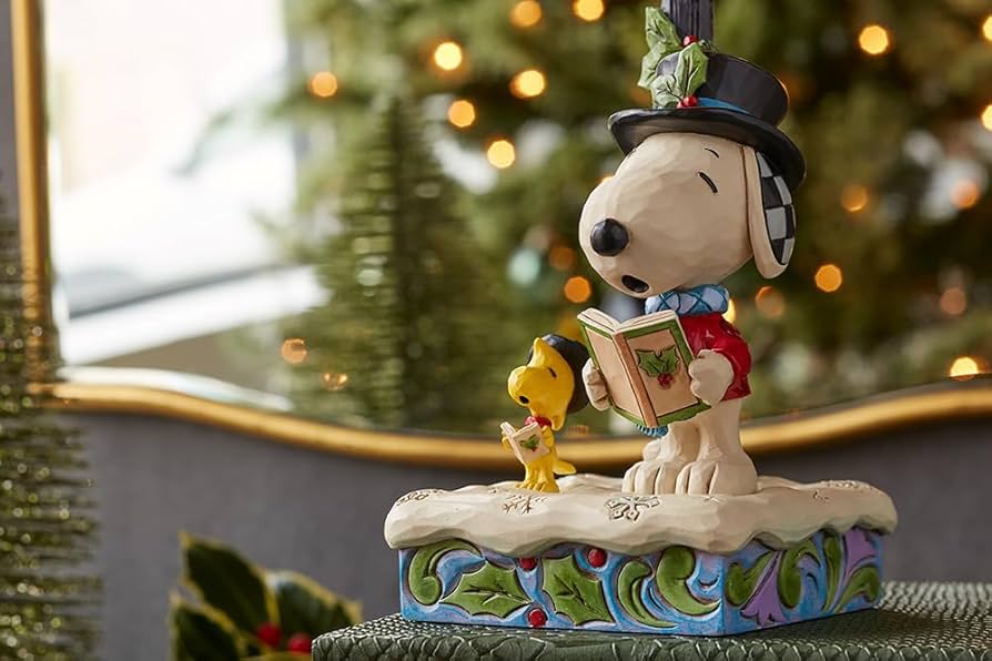 Amazon.com: Enesco Peanuts by Jim Shore Snoopy and Woodstock